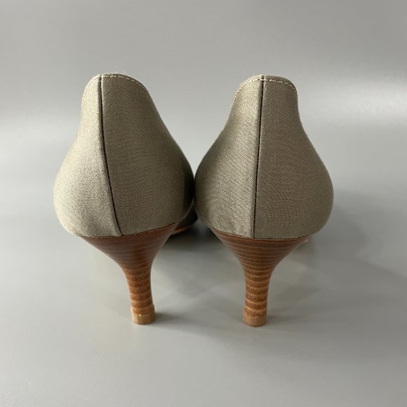 La Scarpa Mad in Italy Gray Nylon Pump, 40 - Picture 5 of 9